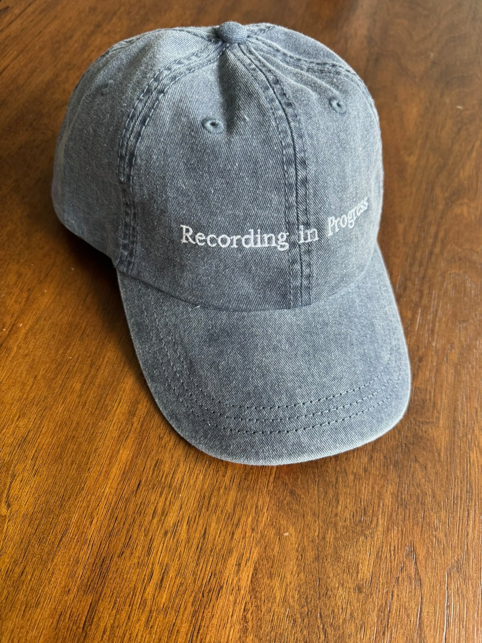 Recording in Progress hat